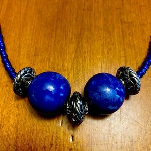 Handcrafted beaded necklace